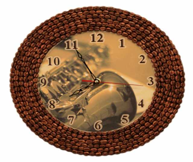 Продам: Настенные часы из кофейных зерен