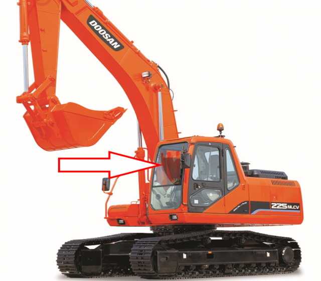 Предложение: DOOSAN 225 NLCV стекло лобовое