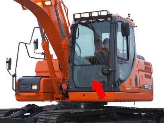 Предложение: DOOSAN стекло лобовое нижнее