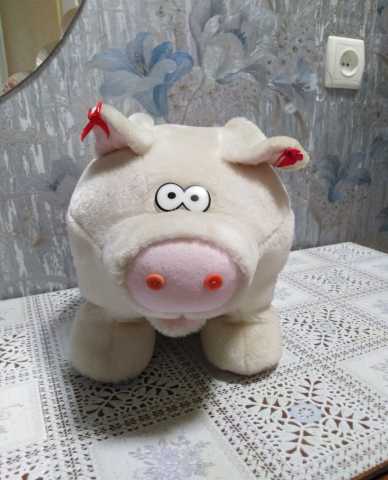 Продам: Мягкая плюшевая свинка игрушка-подушка