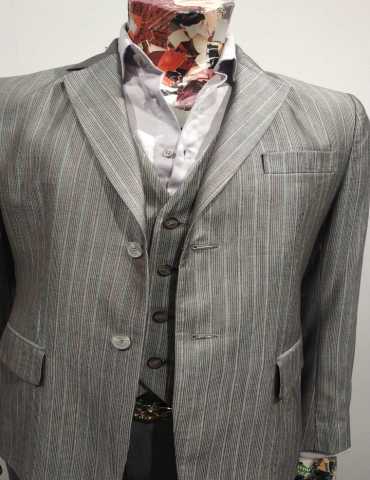 Продам: мужской шелковый серый пиджак