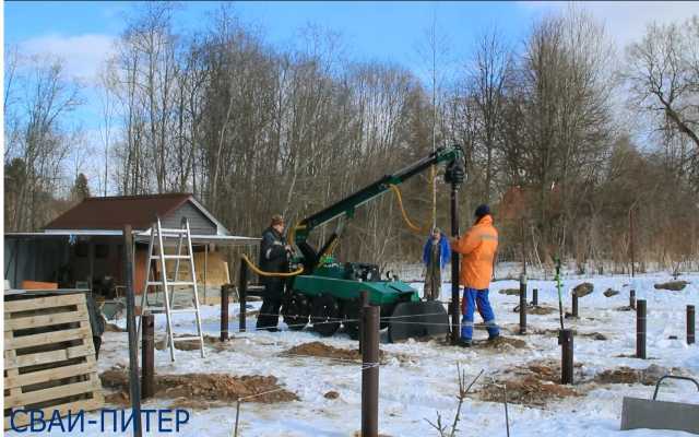 Предложение: Монтаж винтовых свай