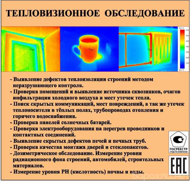 Предложение: Тепловизионное обследование помещений