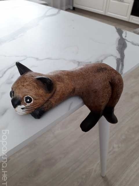 Продам: Деревянная статуэтка кот