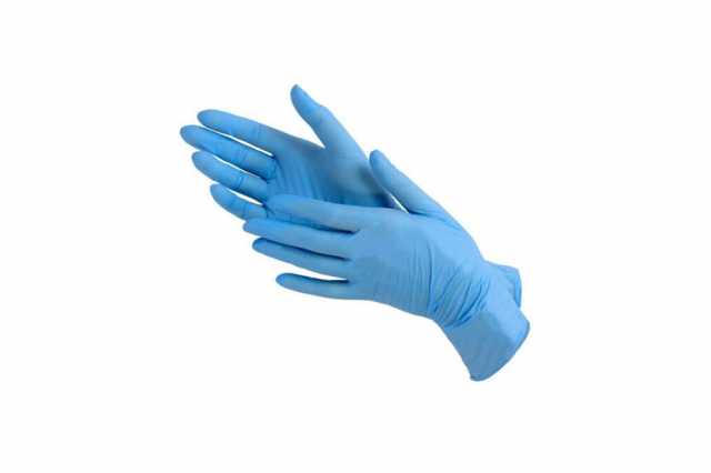 Продам: Перчатки нитриловые голубые, размер S