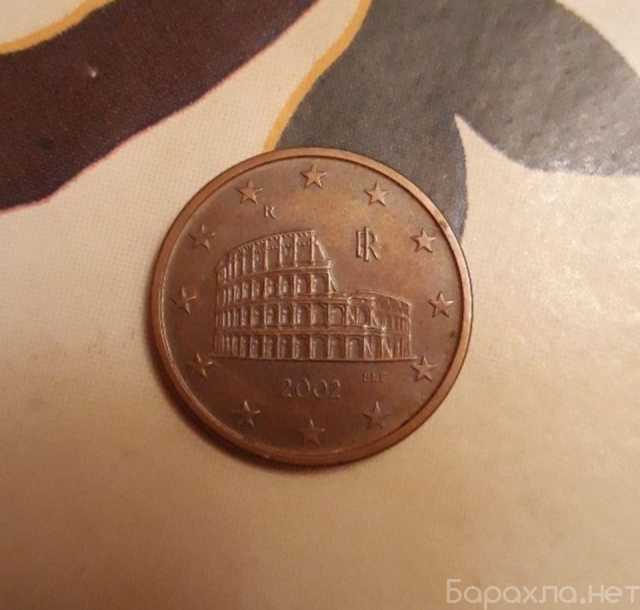 Продам: Монета 5 euro Cent Италия 2002