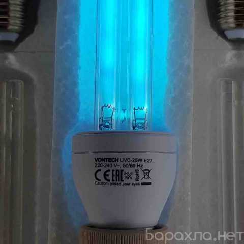 Продам: Бактерицидные лампы e27 «VONTECH»