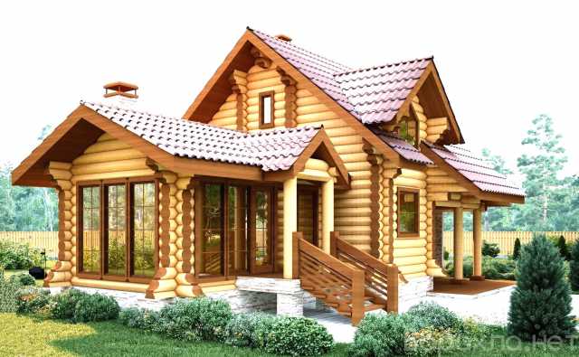 Продам: Дома и бани из дерева, срубы домов, брус