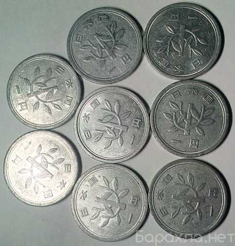 Продам: Набор монет Япония 1 йена,8 шт. период Х
