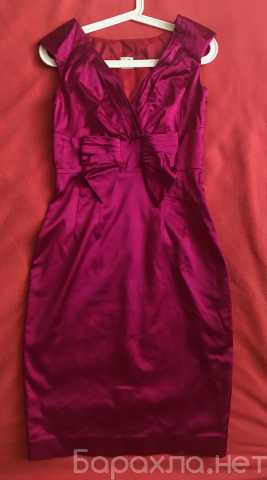 Продам: Розовое атласное платье миди Oasis 44-46