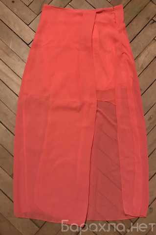 Продам: Новая юбка макси с вырезом розовая
