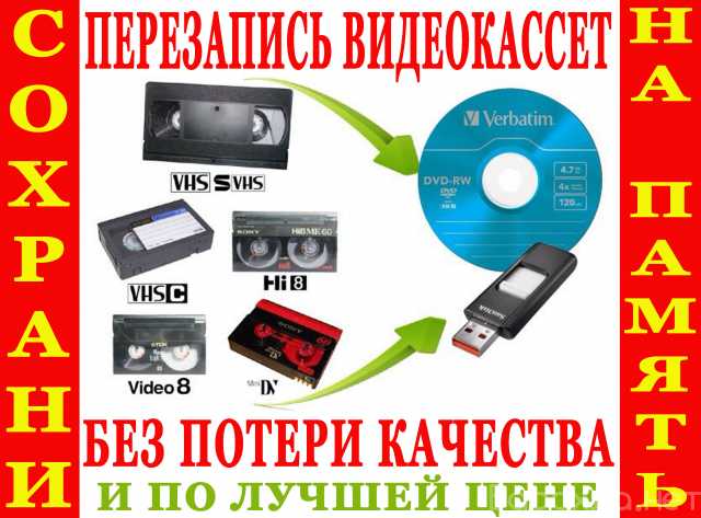Предложение: Ваши видеокассеты на флешку DVD перепишу