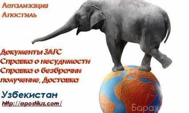 Предложение: Апостиль в Узбекистане дистанционно