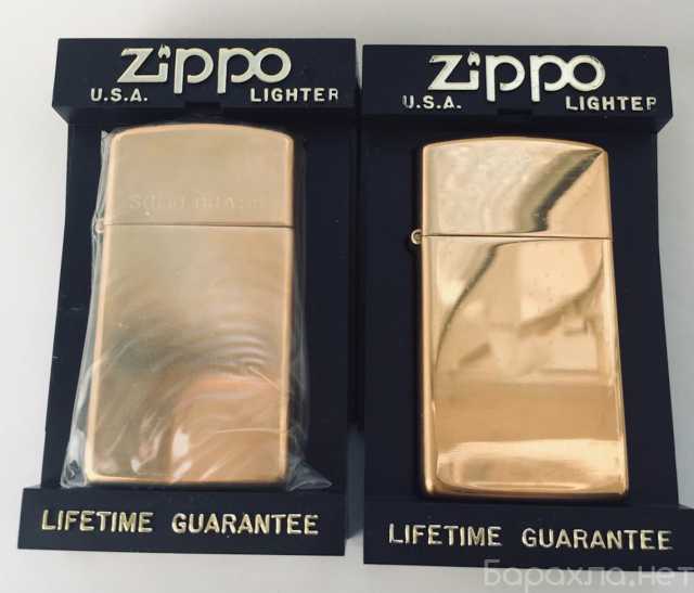 Продам: Zippo brass Slim - латунные 1996
