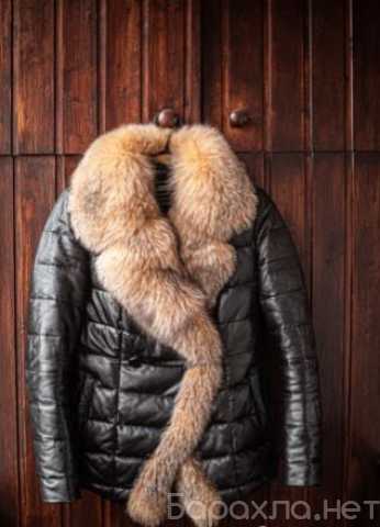 Продам: Зимняя кожаная куртка. Воротник-лиса