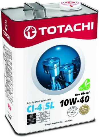 Продам: TOTACHI Eco Diesel CI-4/CH-4/SL 10W40 4л