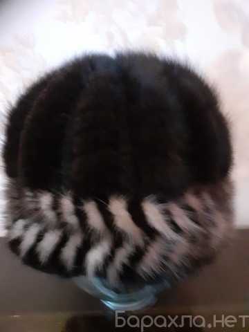 Продам: шапка женская норка вязаная 58 черная