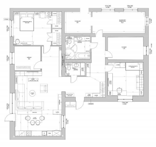 Предложение: Планировки квартир, чертежи