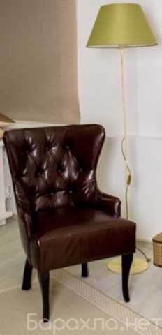 Продам: Кресло кожаное коричневое декоративное