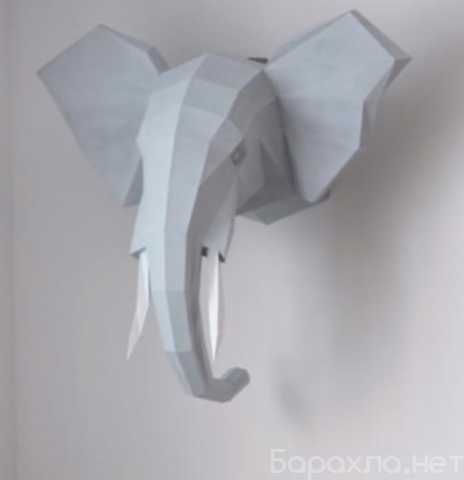 Продам: Бумажный слон. Оригами. Украшение интерь
