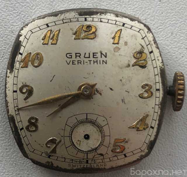 Продам: Gruen veri-thin часы винтаж