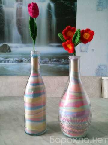 Продам: Декоративные бутылочки с цветами
