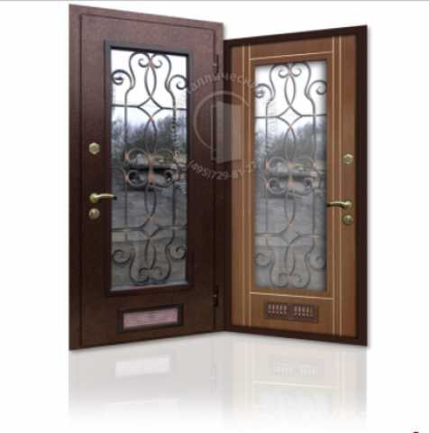 Продам: Дверь металлическая со стеклом