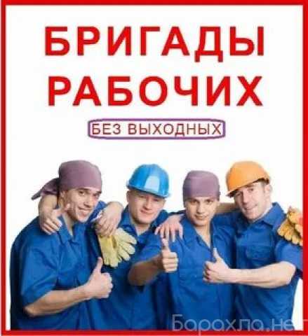 Предложение: Разнорабочие РФ на стройобъекты Москвы