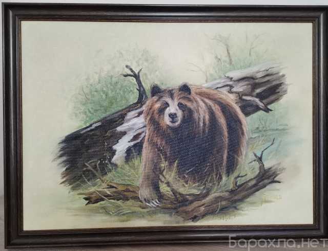 Продам: Картина маслом 50/70 "медведь"