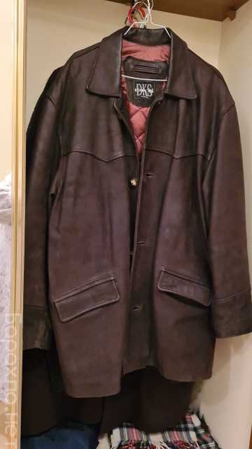 Продам: Куртка кожаная мужская утепленная DKS
