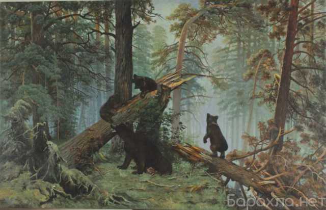 Продам: Картина "Утро в сосновом лесу" 70х110
