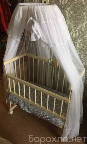 Продам: Детская кроватка с балдахином
