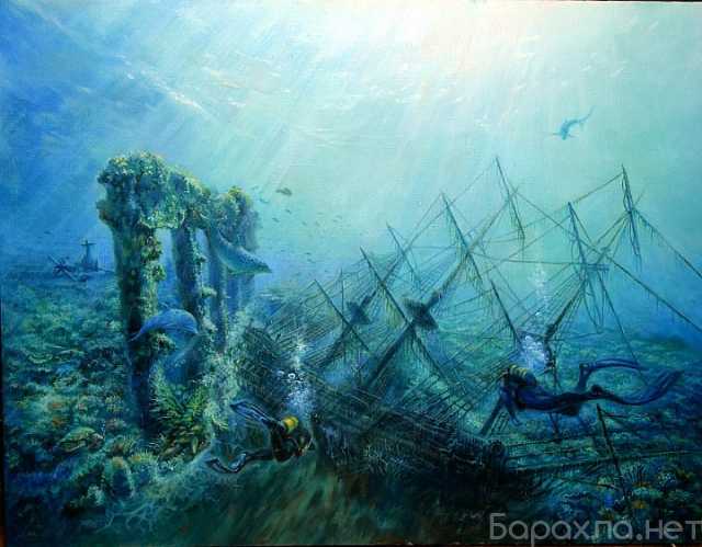 Продам: Картина " Таины океана "масло. холст