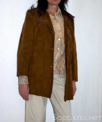Продам: Пиджак женский замша 46 размер привозной