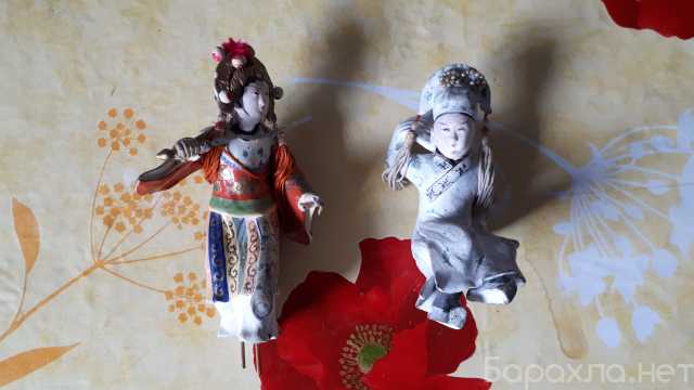 Продам: Старые статуэтки китайские девушки 2шт