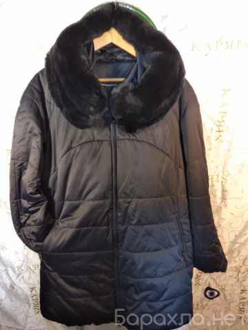 Продам: Куртка зима цвет темно синий размер 62