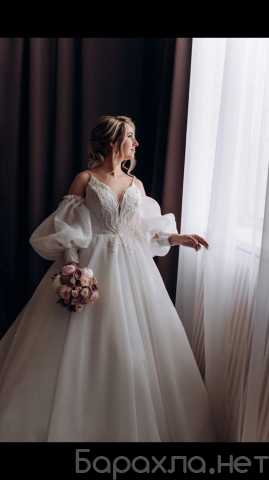 Продам: Свадебное платье пышное воздушное шлейф
