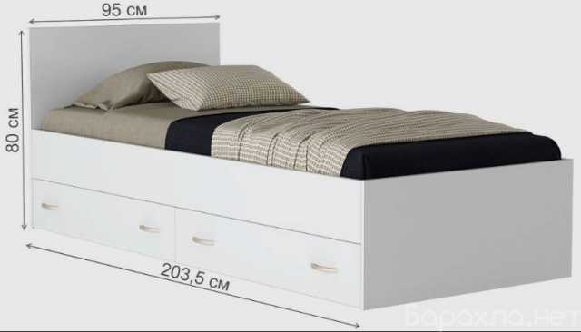Продам: Односпальная кровать Виктория 90 90x200