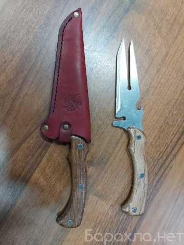 Продам: Нож-вилка с деревянными накладками