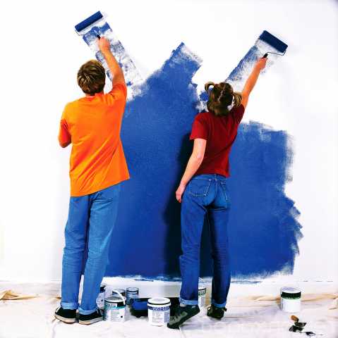 Предложение: Покраска стен и потолка, поклейка обоев