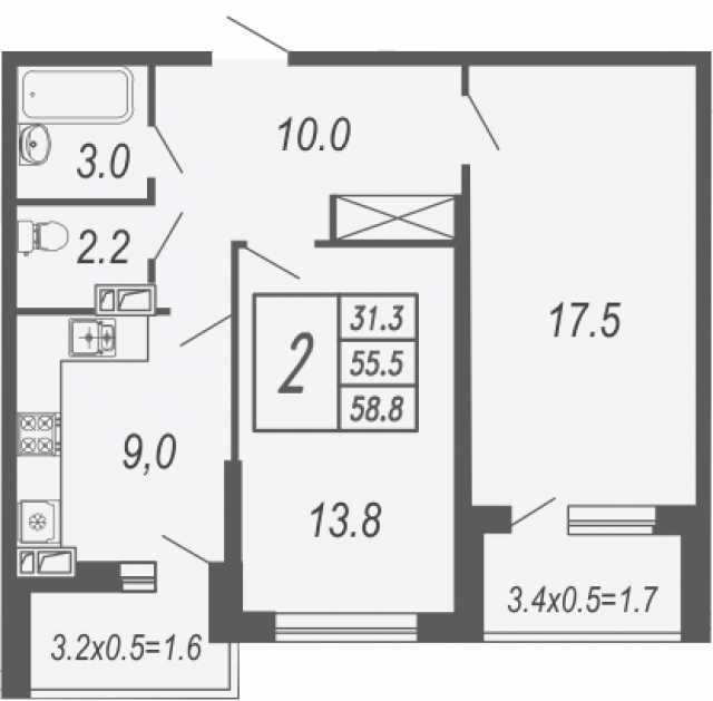 Купить Квартиру В Краснодаре 2 Х Комнатную