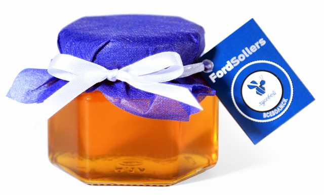 Предложение: Мёд, взбитый мёд в банках с логотипом