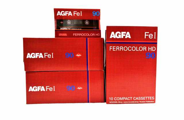 Продам: Аудиокассеты AGFA FeI 90 FERROCOLOR HD