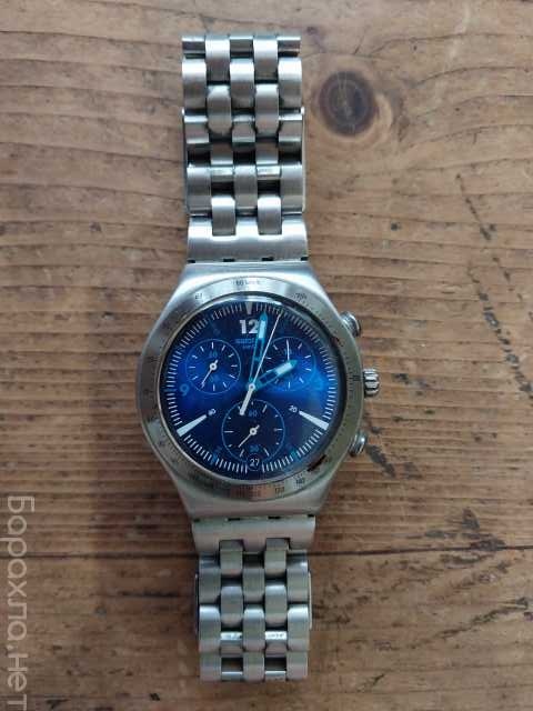 Продам: Часы swatch Swiss, цвет серебряный/синий