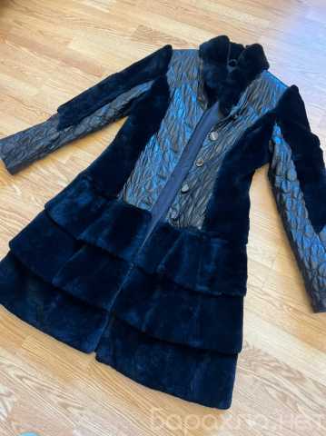 Продам: Кожаное пальто комбинированное с мехом