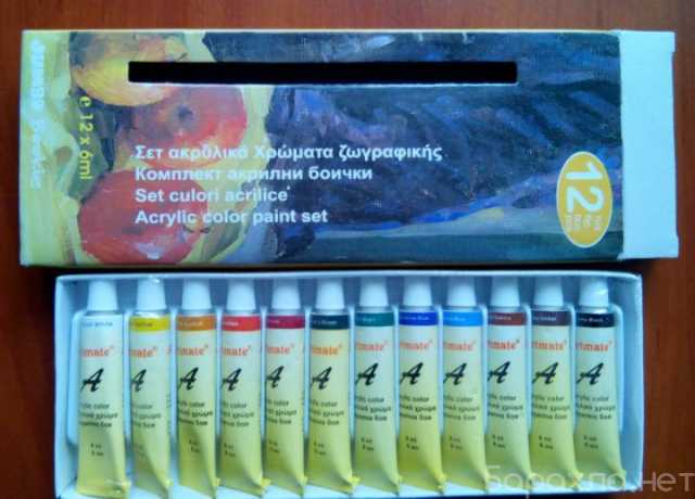 Продам: Акриловые художественные краски 12 цвет