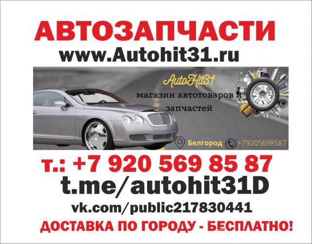 Предложение: AUTOHIT31 №1 на рынке автозапчастей РФ