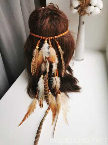 Продам: Перья на волосы повязка ободок хиппи