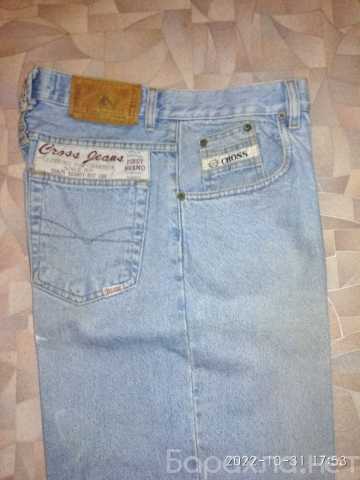 Продам: джинсы синий 50-52.длина по талии 88 см