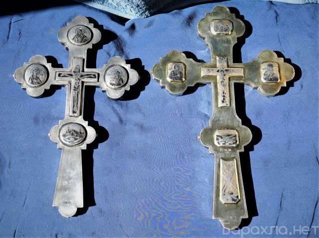 Продам: Пара старинных напрестольных крестов